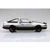 Model Kit auto Aoshima AO05957 - Initial D Takumi Fujiwara AE86 Trueno Project D Ver. w/Engine (1:24)
