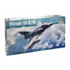 1217 model kit lietadlo italeri 2510 mirage iii e r 1 32