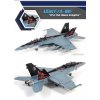 Model Kit lietadlo ACADEMY 12577 - USN F/A-18F "VFA-154 Black Knight" (1:72)