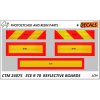 ctm 24075 ece r 70 reflective boards