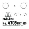 1649 3 model kit auto italeri 4705 fiat abarth 695ss assetto corsa 1 12