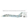 5288 4 model kit lietadlo italeri 1414 f 14a tomcat 1 72