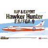 5678 model kit lietadlo academy 12312 raf export hawker hunter f 6 fga 9 1 48