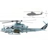 5969 3 model kit vrtulnik academy 12127 usmc ah 1z shark mouth 1 35