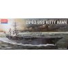 6191 model kit lod academy 14210 uss cv 63 kitty hawk 1 800