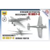 707 1 snap kit lietadlo zvezda 7302 messerschmitt b 109 f2 1 72