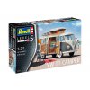 8021 plastovy model auto revell 07674 vw t1 camper 1 24