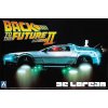 8300 model kit auto aoshima ao05917 back to the future ii delorean 1 24
