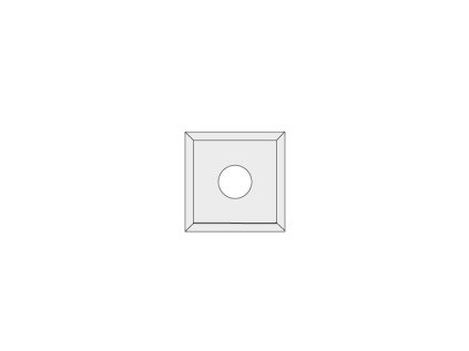 IGM N012 Žiletka tvrdokovová Z4 - 12x12x1,5 LaminoMDF+