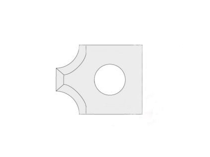 IGM N031 Žiletka tvrdokovová radiusová - 2xR2 15x18x2 UNI