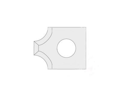 IGM N031 Žiletka tvrdokovová radiusová - 2xR2 16x17,5x2 UNI