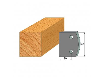 IGM profil 000 - pár omezovačů 40x4mm SP