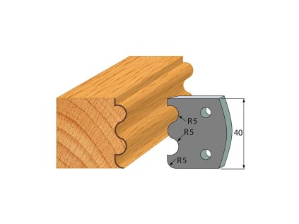 IGM profil 006 - pár omezovačů 40x4mm SP