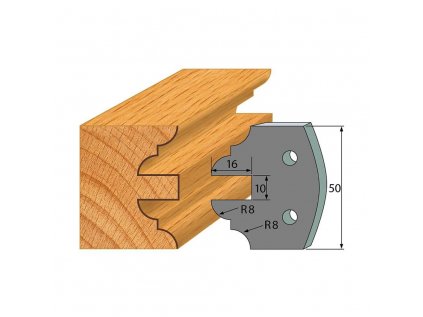 IGM profil 523 - pár omezovačů 50x4mm SP