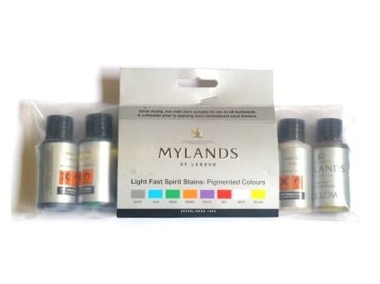 Barevné pigmety na dřevo, sada 8x 30ml