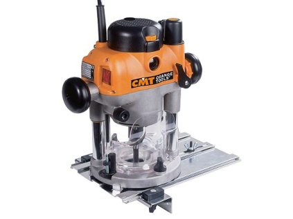 CMT 7E Horní frézka 2400 W, kleština 8 a 12mm