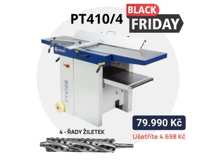 Srovnávačka s protahem BENET PT410B/4 se Spirálovým válcem