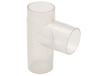 Rozbočka "T" průhledná 63 mm