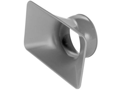 Redukce trychtýřová, obdélníková 63 mm
