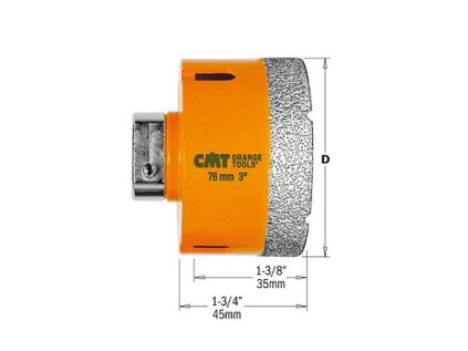CMT C552 FASTX4 Diamantová vrtací korunka - D55x35 L45
