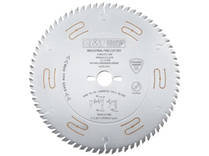CMT CHROME Pilový kotouč pro podélné a příčné řezy - D250x3,2 d30 Z40 HW Odhlučněný