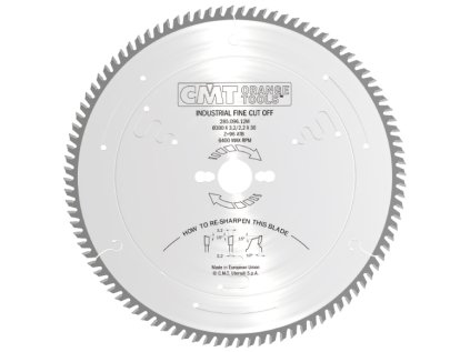 CMT Industrial Pilový kotouč pro finální příčné řezy - D305x3,2 d30 Z72 HW
