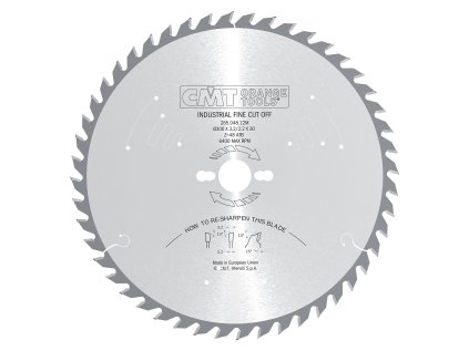 CMT Industrial Pilový kotouč pro podélné a příčné řezy - D350x3,5 d30 Z54 HW Odhlučněný