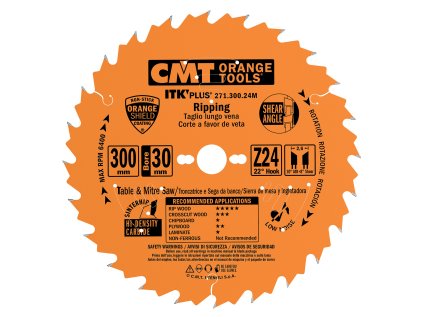 CMT ITK Ultra tenký kotouč univerzální - D190x1,7 d30 Z24 HW