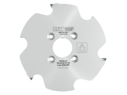 CMT Kotouč lamelovací pro Lamello P-Systém - D100,4x7 d22 Z6, HW