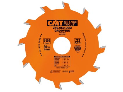 CMT Orange Industrial Drážkovací kotouč - D180x5 d30 Z18 HW