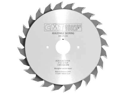 CMT Předřezový kotouč dvoudílný - D100x2,8-3,6 d22 Z10+10 HW