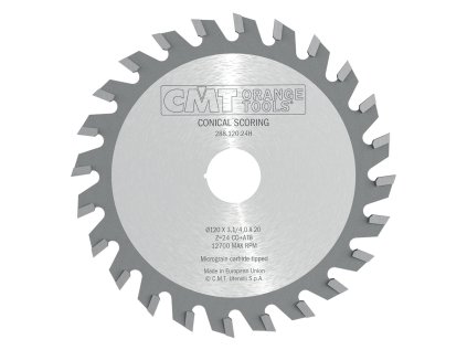 CMT Předřezový kotouč kónický pro CNC stroje - D200x4,3-5,5 d65 Z36 HW