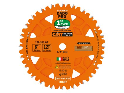 CMT Sada drážkovacích kotoučů DADO PRO - D203x6,2-20 d15,87 Z12 HW