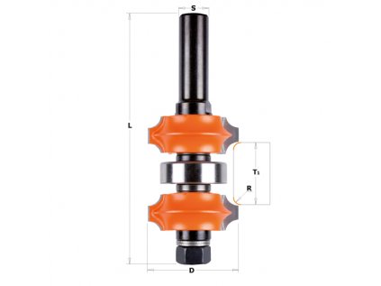 CMT Zaoblovací oboustranná fréza - R2 nebo 3 I11,1-31,75 S=12 HW