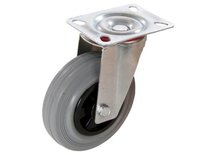 Gumové kolečko 100mm, 70kg otočné