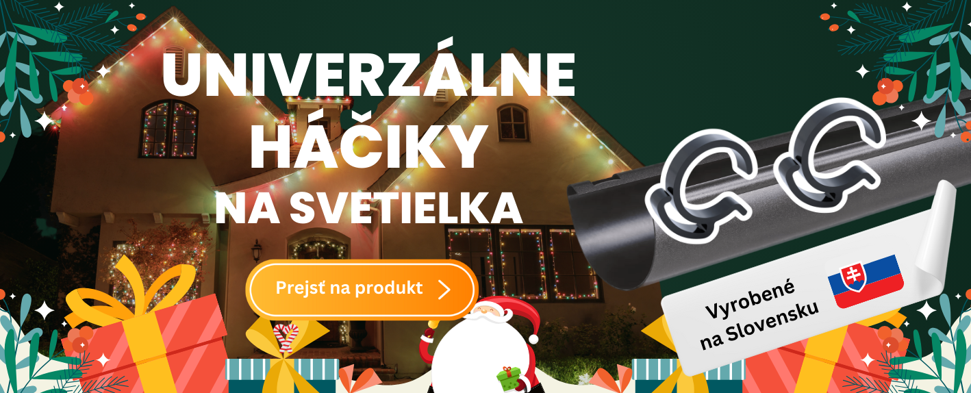 Univerzálny háčik na vianočné svetielka