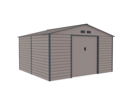 Zahradní domek G21 GAH 1085 - 340 x 319 cm, šedý + kotvící sada do betonu v hodnotě 999,00 Kč ZDARMA!