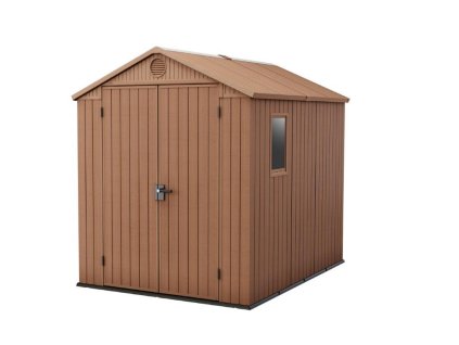 Zahradní domek Keter Darwin 6 x 8 hnědý, s podlahou
