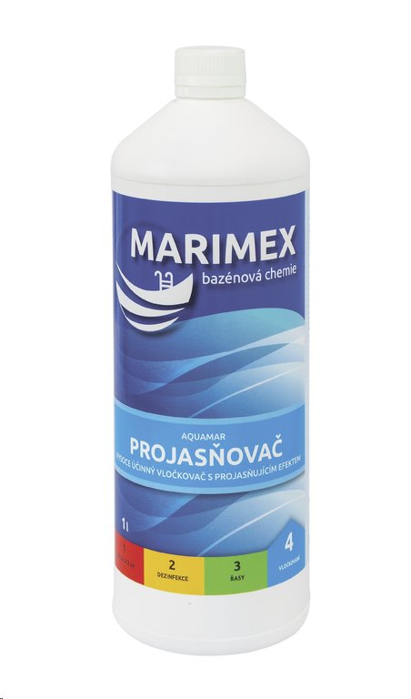 Bazénová chemie Marimex Projasňovač 1 l (tekutý přípravek)