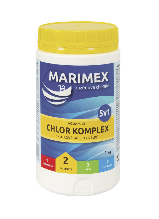 Bazénová chemie Marimex Chlor komplex 5v1 1 kg