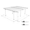 Kovový přístřešek / carport TRIGANO JARDIN MISTRAL DOUBLE, rozměry š 606 x d 509 x v 227 cm
