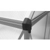 Skleník LANITPLAST SARANA 6x10 PC 4 mm stříbrný LG4272