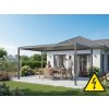 hliníková bioklimatická pergola LANITPLAST PREMIUM PLUS 4x3 m ELEKTRICKÁ LG4092