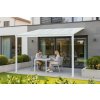 hliníková pergola LANITPLAST WALL 33 bílá + opál PC LG2119