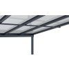 hliníková pergola LANITPLAST WALL 53 antracit + bronz PC LG2128