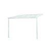 hliníková pergola LANITPLAST WALL 33 FSX bílá + čirý PC LG4311