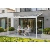 hliníková pergola LANITPLAST WALL 33 FSX bílá + čirý PC LG4311