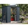 Plechový zahradní domek GLOBEL 63 ANTRACIT