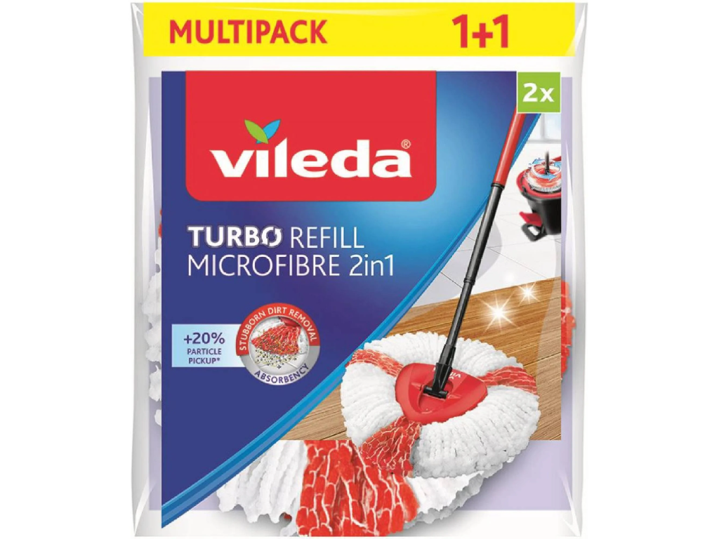 Vileda 166142 Náhradný TURBO 2v1 2 ks