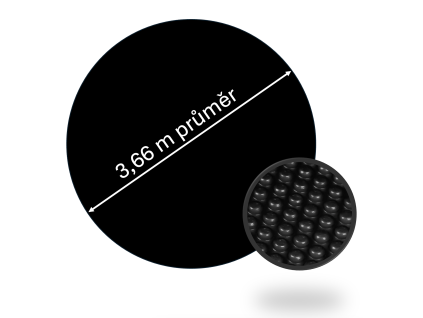 cf solarni plachta pro bazeny s prumerem hladiny 3 6 m cerna ien553890